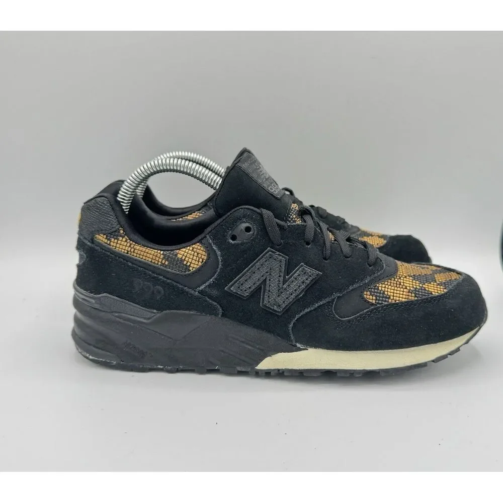New Balance Elite Edition 999 Sneakers Shoes Rare Black Gold Weave Women 8.5 New